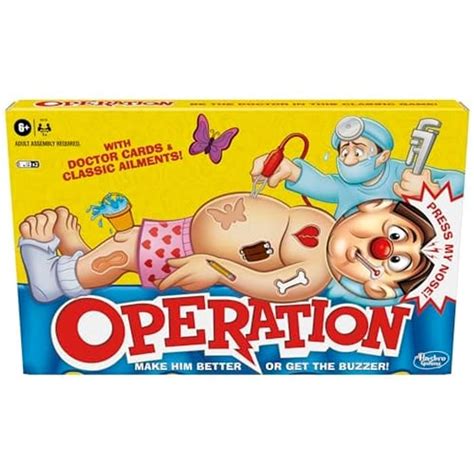 operation board game|Operation Electronic Board Game with All.